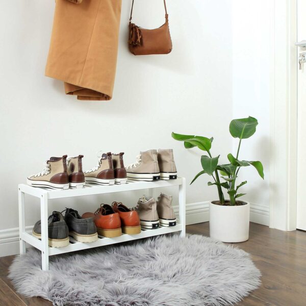 Natural Bamboo Shoe Rack LBSWT