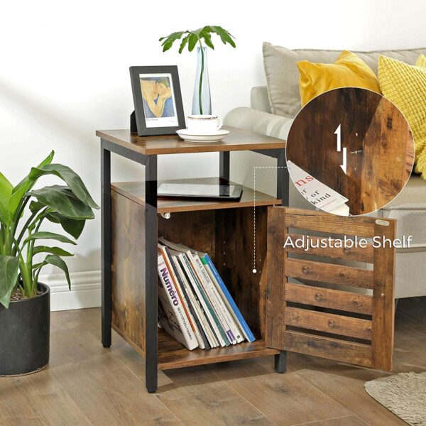 End Table with Cabinet LETBX