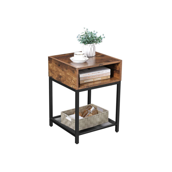 Open Compartment Nightstand LETX