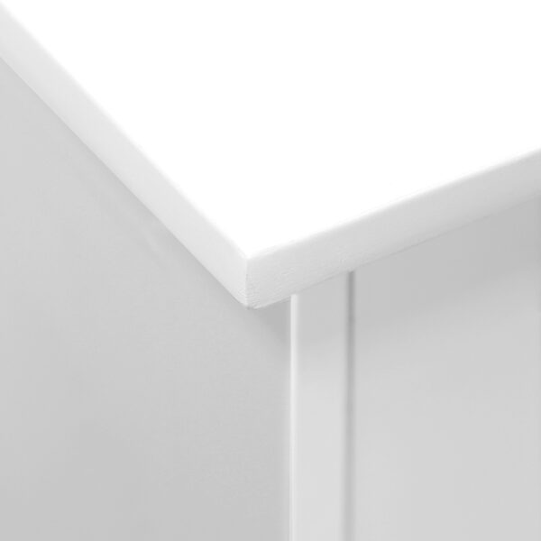 VASAGLE Vonios pastatoma siaura spintelė su stalčiais balta LHCWT